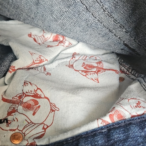True Religion Billy Super T Jeans Made in USA Size 32 Hemmed 25.5 Inseam Y2K - Picture 15 of 17